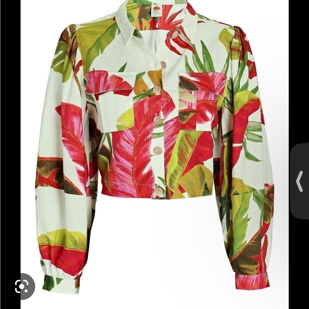 FARM Rio Spring Forest Shirt NWT ๐๐บ - Picture 6 of 8